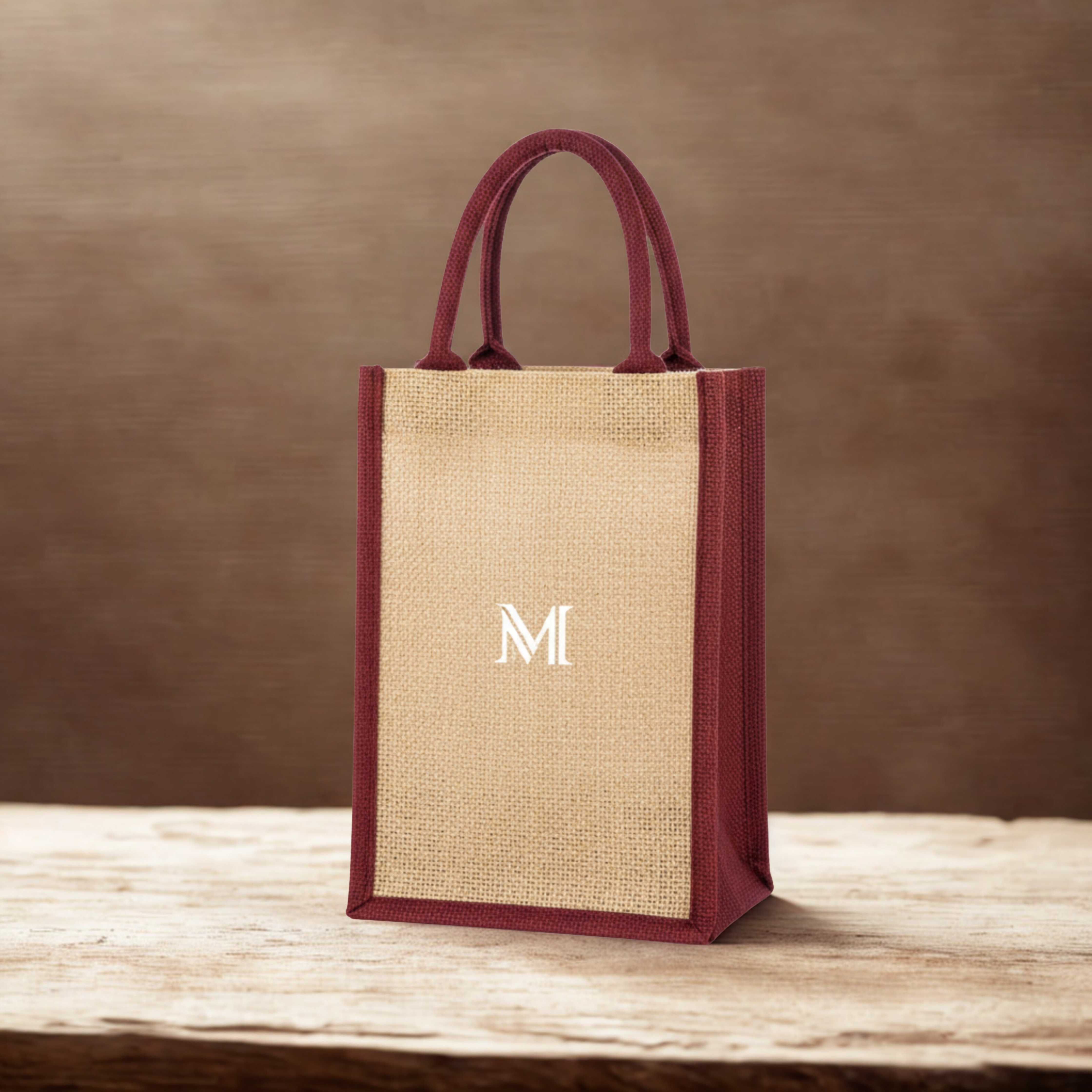 Jute wine bag J-064